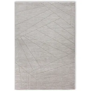 Astra Teppich »Maglie 241« rechteckig 13 mm Höhe Kurzflor, modernes Design, Wohnzimmer, Schlafzimmer, grau
