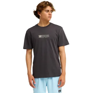 T-Shirt QUIKSILVER "One Piece Wanted", Herren, Gr. L, grau (phantom), Obermaterial: 100% Baumwolle., Shirts T-Shirt