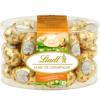 Lindt Schokolade Trüffel Eier | 450 g | Feinster Marc de Champagne-Trüffel in weißer Schokolade | Oster Schokolade | Schokoladengeschenk | Ostereier | Schokoeier