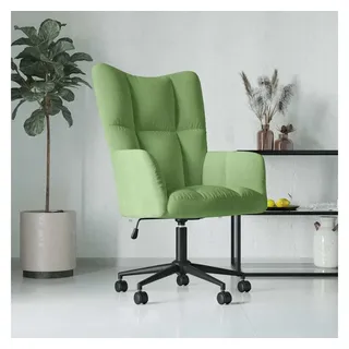 vidaXL Relaxsessel Hellgrün Samt