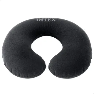 INTEX Nackenkissen aufblasbar, Komfortables Reisekissen aufblasbar in Hörnchenform, Weich & Wasserdicht, Ideales Nackenkissen für Flugzeug, Auto & Bahn, 36×30×10 cm (68675)