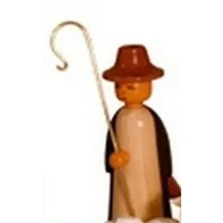 Miniaturfigur Hirte bunt Höhe=5cm NEU Holzfiguren Holzschmuck Holz Seiffen
