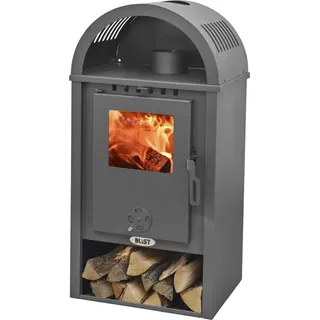 Kaminofen B10 9 kW mit Schamott ausgekleidetem Brennraum, 460x380x930 mm