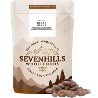 Sevenhills Wholefoods Roh Kakaobohnen Bio 500g