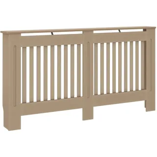 vidaXL Heizkörperverkleidung 152x19x81,5 cm MDF