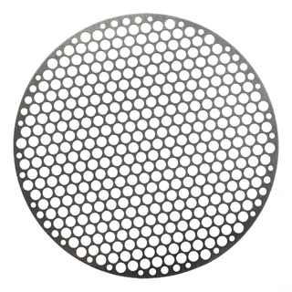 Runder Edelstahl-Grillrost, rundes Grillnetz, Drahtgeflecht, Gestell für Outdoor-Camping, Kochgeschirr, runder Grillrost (26 cm)