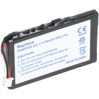 AccuCell Akku passend für Apple iPod2, 616-0159