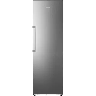Gorenje RN618D6X6WF Kühlschrank, 372 Liter, SmartFit, 185cm Höhe, CrispZone mit Feuchteregler, Wifi, Flaschenhalter, Easy-open Griff, Inverter, BxHxT: 59,5×185,6×60 cm, Edelstahl