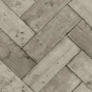 Vliestapete , Hellgrau , Kunststoff, Papier , Holzoptik , 53x1000 cm , Made in Europe , Tapeten & Wandverkleidungen, Vliestapeten