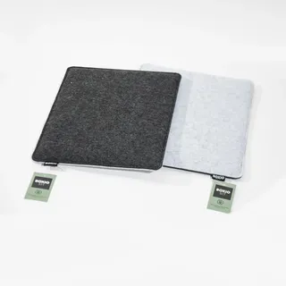 BOXIO SIT: 2X graues Sitzkissen für Camping, WC- und Waschzubehör | Esstisch und Schreibtisch, Küchen- und Outdoor-Stuhlkissen, Barhocker & Camping-Essentials