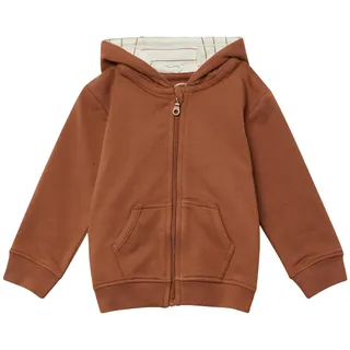 s.Oliver Sweatshirt-Jacke mit Kapuze und Ellenbogenpatches