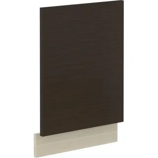 Tür für Einbau-Geschirrspüler CHRYSI – 570 x 446 cm, Eiche Ferrara / Legano dunkel - Braun