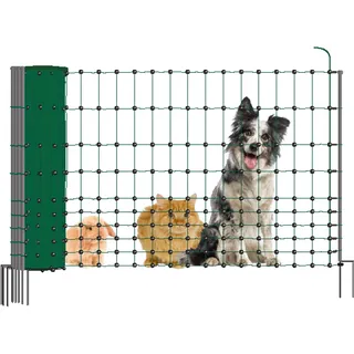 Kerbl Begrenzungszaun Camping Net 20 m x 81 cm grün