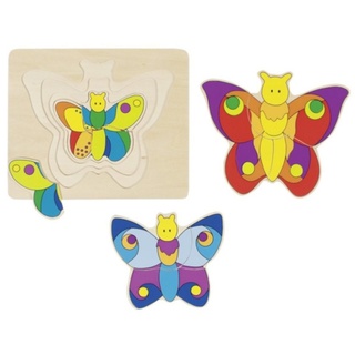 GoKi Schichtenpuzzle Schmetterling (57899)