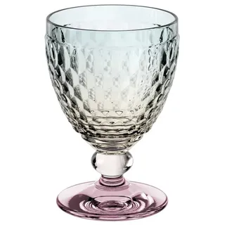 Villeroy & Boch – Boston Pearl Rotweinglas 132mm, Glas für Rotwein, facettiertes Kristallglas, robust und spülmaschinenfest, Premium Qualität Made in Germany, farbgesprayed, Glas