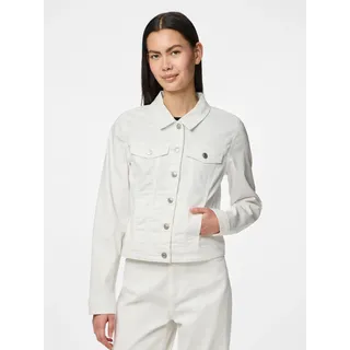 Pieces Jeansjacke »PCOIA LS DNM JACKET BWHI NOOS Bc, Bright White,M