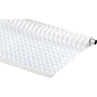 Ersatzrolle Halb-Kassetten Duschrollo 100x240 cm 3D Mosaik - Weiß