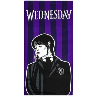 Wednesday Strandtuch 70 x 140 cm schwarz