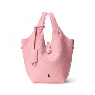 Polo Ralph Lauren für Damen. 428944657003 Polo Play Tragetasche und Umhängetasche aus rosa Leder (OSFA), Lässig