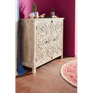 OTTO home Sideboard 107 x 101 x 43 cm beige