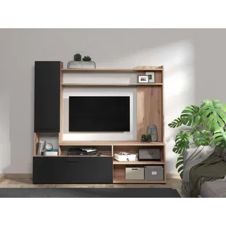 INOSIGN »Braga Wohnwand, Mediawand, Anbauwand, für TV bis 60', Breite 169 cm« Komplett-Set, 3 Stk. tlg., beige