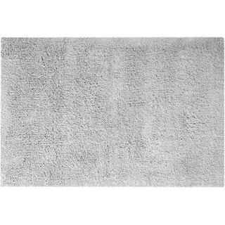 Spirella Elements Badteppich 60 cm x 90 cm 50 % Baumwolle Silber