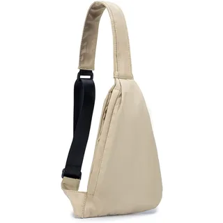 CLAPE Sling Bag Herren Kleine Crossbody Bag Schultertasche Mini Umhängetasche Anti Diebstahl Wasserdicht Brustbeutel Khaki XB01