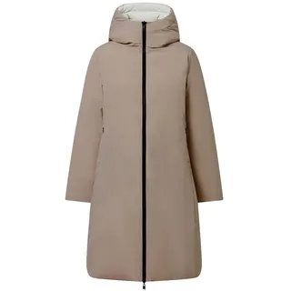 Ecoalf Baru Reversible Long Jacke - Dark Sand - S