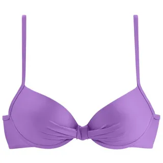 s.Oliver Bügel-Bikini-Top »Spain« mit geraffter Mitte, lila