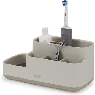 Badezimmer-Aufbewahrungs-Organizer für Badezimmer-Accessoires – Mattes Finish, Beige