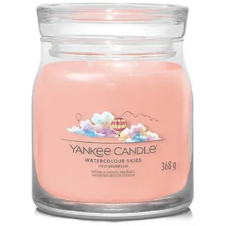 Yankee Candle Watercolour Skies Duftkerze 368 g rosa