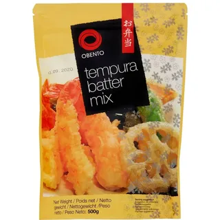 Obento Tempura Batter Mix Tempura Back-Frittiermischung, 500 gramm