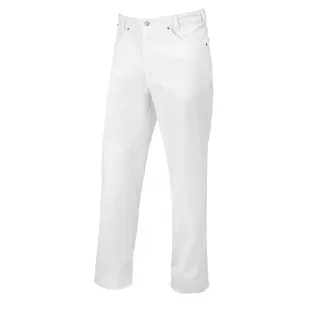 BP Med Trousers 1378-690-21 Herrenjeans - mit fünf Taschen - 97% Baumwolle, 3% Elastolefin - Normale Password - Größe: 56 - Farbe: weiß