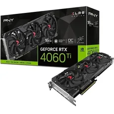 PNY GeForce RTX 4060 Ti VERTO EPIC-X RGB Triple Fan - 16GB GDDR6 RAM - Grafikkarte