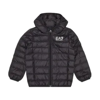 EA7 für Jungen. 7B000035_AF12477 Daunenjacke Core Identity Boy schwarz (16años= 176cm), Lässig, Polyamid, Kinderbekleidung