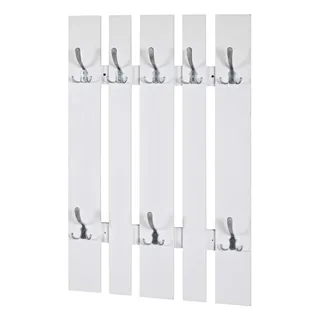 Haku-Möbel Wandgarderobe 14394 65 x 100 cm Weiß