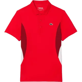 Lacoste - "Novak Djokovic Fan" Poloshirt für Herren - Tennis GT3866 (XS) (Rot) - Rot