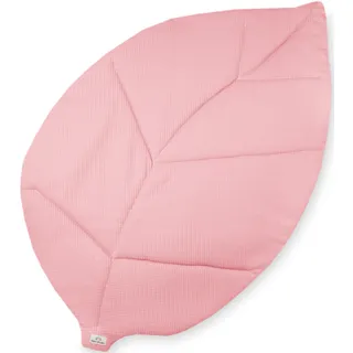 Julius Zöllner Krabbeldecke »Blatt Waffelpiqué, Blush« Made in Germany, rosa