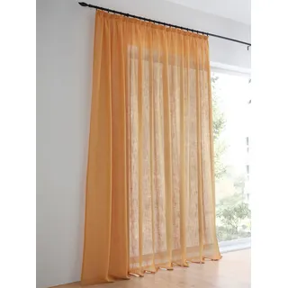 heine home Gardine Schlaufen 1 Stk. tlg., curry