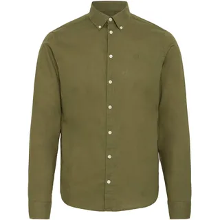 Casual Friday Langarmhemd "Langarmhemd CFAnton", winter moss