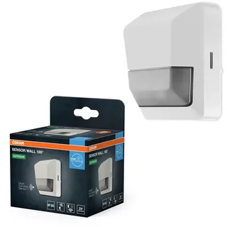 Osram Außenwandleuchte LED 1,0 cm IP55 inkl. Bewegungs- und Lichtsensor weiß