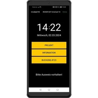 Reiner SCT timeCard Terminal App Jahres-ESD-Lizenz für 1 App,