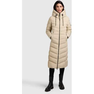 khujo Steppmantel "INGRAM4", Damen, Gr. M, beige, 100% Polyester, unifarben, regular fit, eingesetzt elastischer Bund, Mäntel Steppmantel, Topseller