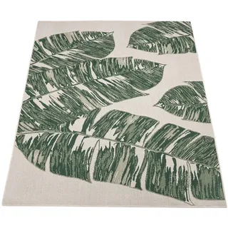 Paco Home Outdoorteppich 150/150 cm Ostende 553 , Grün , Textil , Quadratisch , 150x150 cm , strapazierfähig, für Fußbodenheizung geeignet , Teppiche und Böden, Teppiche, Outdoorteppiche