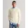 Cable C-Neck ZOPFSTRICKPULLOVER mit Rundhalsausschnitt Cream S