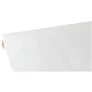 Papstar Tischdecke Vlies soft selection plus 25 m x 90 cm Weiß