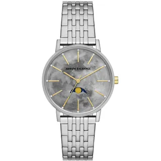 Armani Exchange AX5585 LOLA Uhr Damenuhr Edelstahl silber