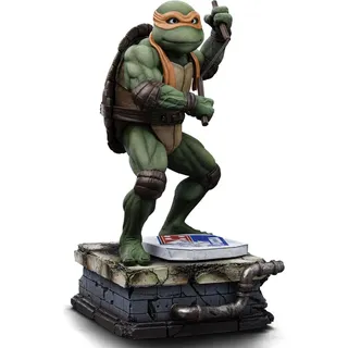 Iron Studios Teenage Mutant Ninja Turtles Art Scale Figur Michelangelo 19 cm - Multicolor