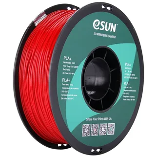 ESUN PLA+ Fire Engine Red, 1.75mm, 1kg (PLA+175FR1)