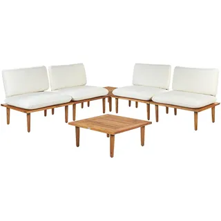 Gartenlounge Frascati 5-tlg. creme